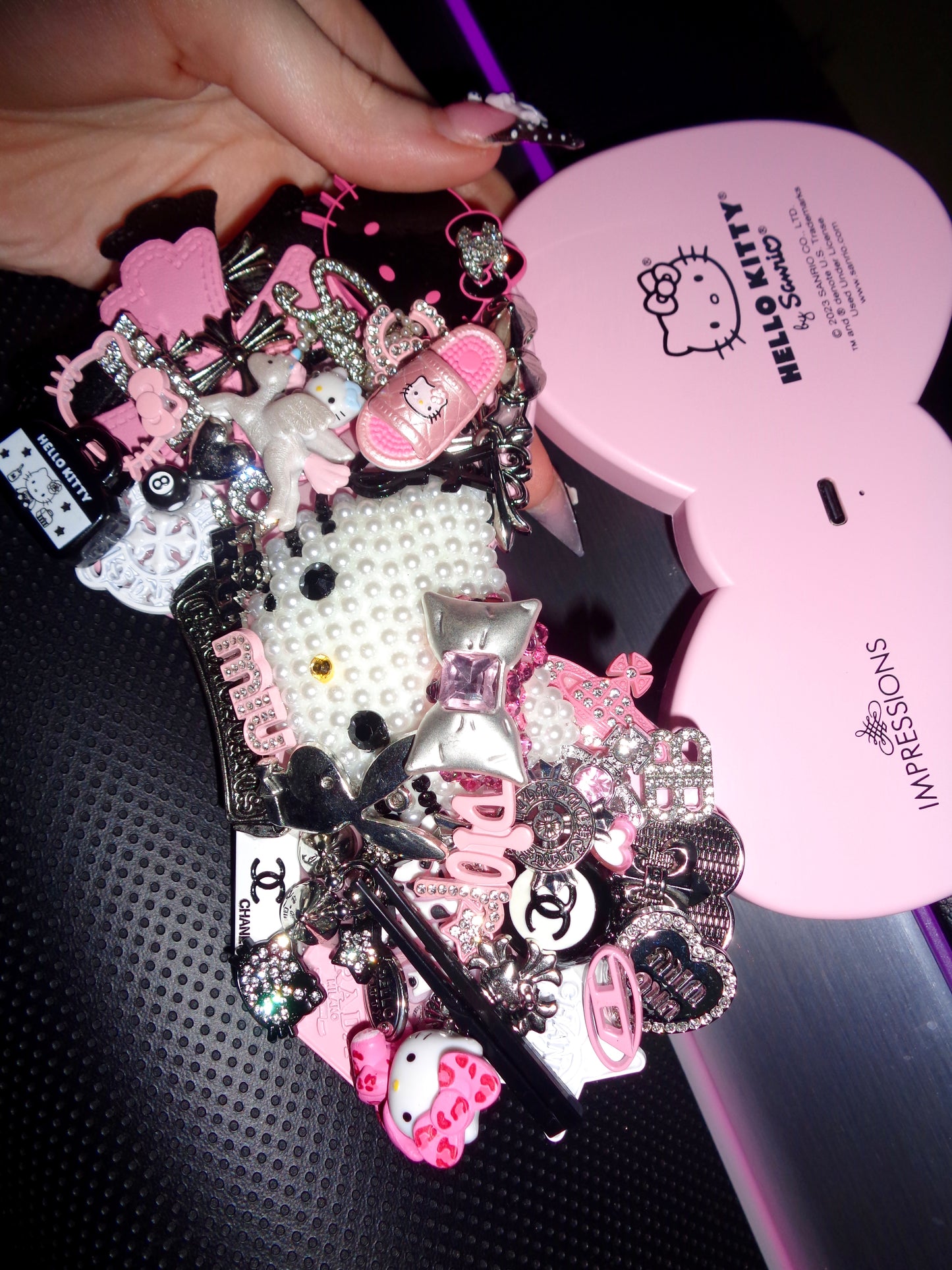 LED hk bow mirror🎀 ( please read description )