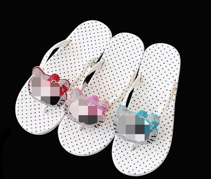 Hk Polka Dot Flip Flops